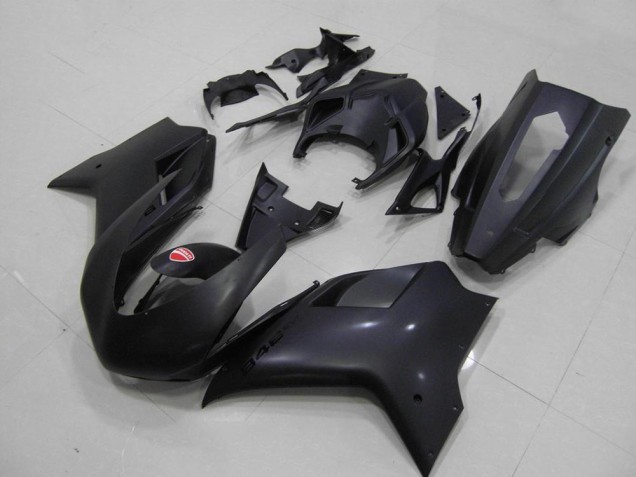 Matt Schwarze Renn Version Ducati 848 1098 1198 07-14 Motorrad Verkleidungen Matt Schwarze Renn Version Ducati 848 1098 1198 07-14 Motorrad Verkleidungen