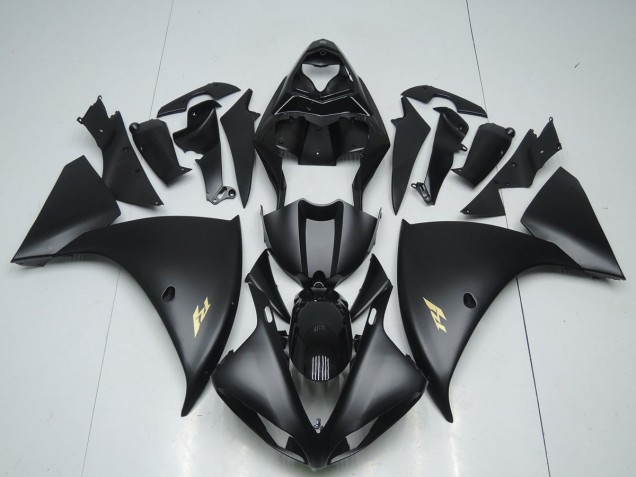 Matt Schwarzer Aufkleber Yamaha R1 12-14 Motorrad Verkleidungen Matt Schwarzer Aufkleber Yamaha R1 12-14 Motorrad Verkleidungen