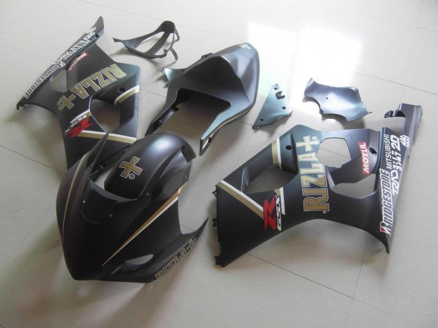 Matt Schwarzer Rizla Renn Suzuki GSXR 1000 K3 03-04 Motorrad Verkleidungen Matt Schwarzer Rizla Renn Suzuki GSXR 1000 K3 03-04 Motorrad Verkleidungen