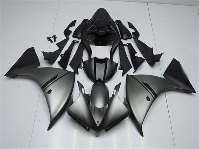 Mattgrauschwarz Yamaha R1 12-14 Motorrad Verkleidungen
