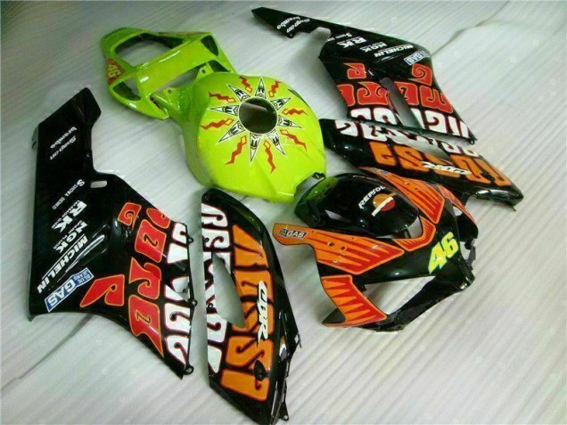 Orange Grün Honda CBR 1000 RR 04-05 Motorrad Verkleidungen Orange Grün Honda CBR 1000 RR 04-05 Motorrad Verkleidungen