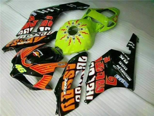 Orange Grün Honda CBR 1000 RR 04-05 Motorrad Verkleidungen Orange Grün Honda CBR 1000 RR 04-05 Motorrad Verkleidungen