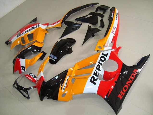 Orange Schwarz Repsol Honda CBR 600 F3 95-98 Motorrad Verkleidungen Orange Schwarz Repsol Honda CBR 600 F3 95-98 Motorrad Verkleidungen