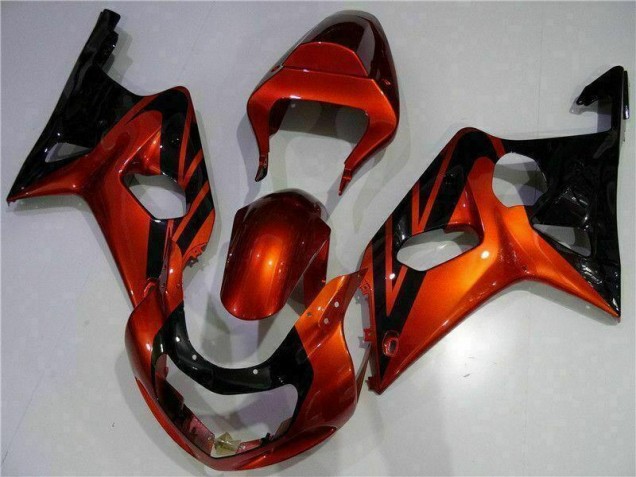 Orange Schwarz Suzuki GSXR 1000 K1 00-02 Motorrad Verkleidungen Orange Schwarz Suzuki GSXR 1000 K1 00-02 Motorrad Verkleidungen