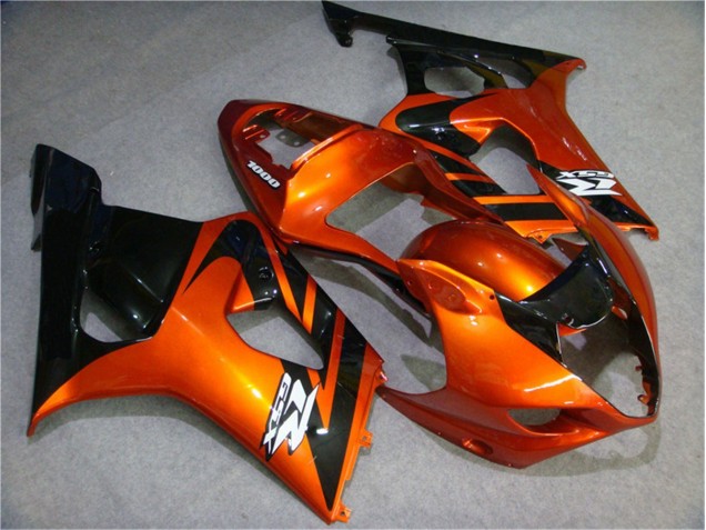 Orange Schwarz Suzuki GSXR 1000 K3 03-04 Motorrad Verkleidungen