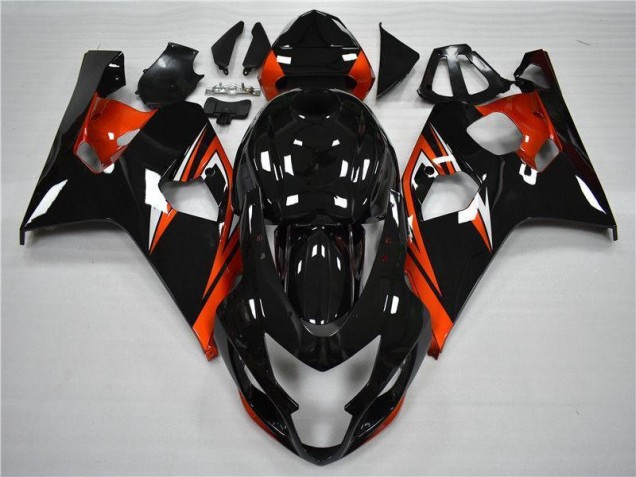 Orange Schwarz Suzuki GSXR 600 / 750 K4 04-05 Motorrad Verkleidungen Orange Schwarz Suzuki GSXR 600 / 750 K4 04-05 Motorrad Verkleidungen