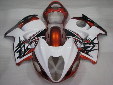 Orange Silber Schwarz Suzuki GSXR 1300 Hayabusa 96-07 Motorrad Verkleidungen