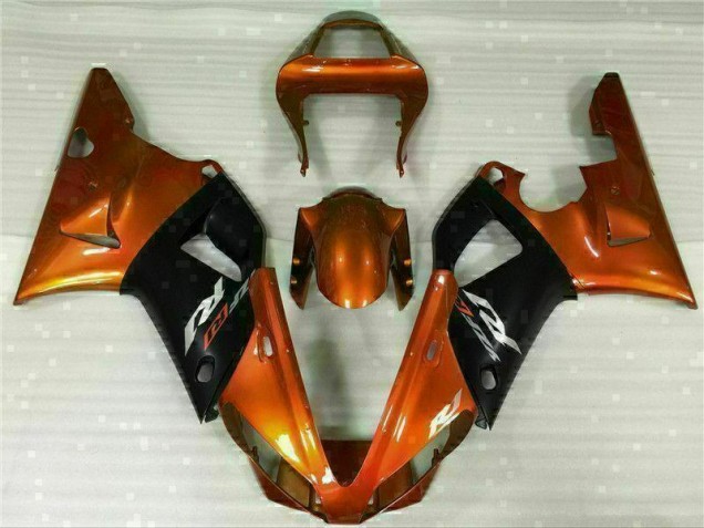 Orange Yamaha R1 00-01 Motorrad Verkleidung Orange Yamaha R1 00-01 Motorrad Verkleidung