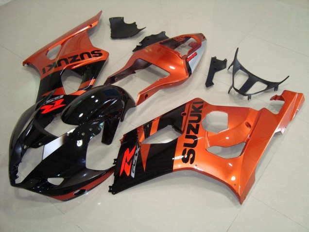 Orange und Schwarz Suzuki GSXR 1000 K3 03-04 Motorrad Verkleidungen Orange und Schwarz Suzuki GSXR 1000 K3 03-04 Motorrad Verkleidungen