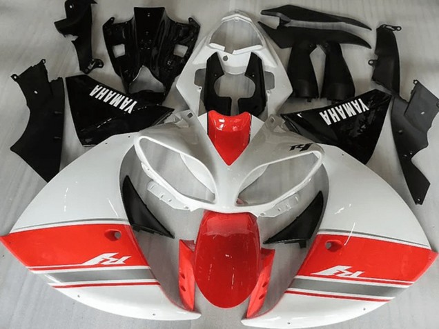 Racy Rot Weiß Schwarz Yamaha R1 09-11 Motorrad Verkleidungen Racy Rot Weiß Schwarz Yamaha R1 09-11 Motorrad Verkleidungen