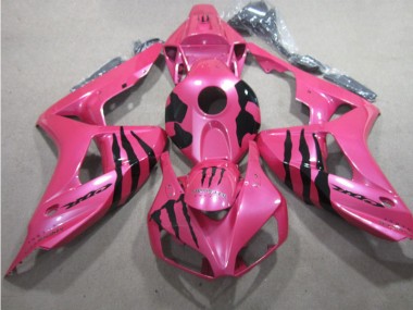 Rosa Schwarz Monster Honda CBR 1000 RR 06-07 Motorrad Verkleidungen