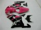 Rosa Schwarz Suzuki GSXR 600 / 750 K1 K2 K3 01-03 Motorrad Verkleidungen Rosa Schwarz Suzuki GSXR 600 / 750 K1 K2 K3 01-03 Motorrad Verkleidungen