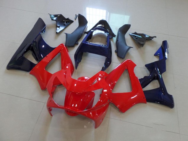 Rot Dunkelblau Honda CBR 900 RR 929 00-01 Motorrad Verkleidungen Rot Dunkelblau Honda CBR 900 RR 929 00-01 Motorrad Verkleidungen