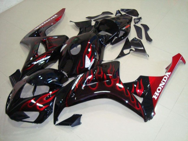 Rot Flamme Honda CBR 1000 RR 06-07 Motorrad Verkleidungen