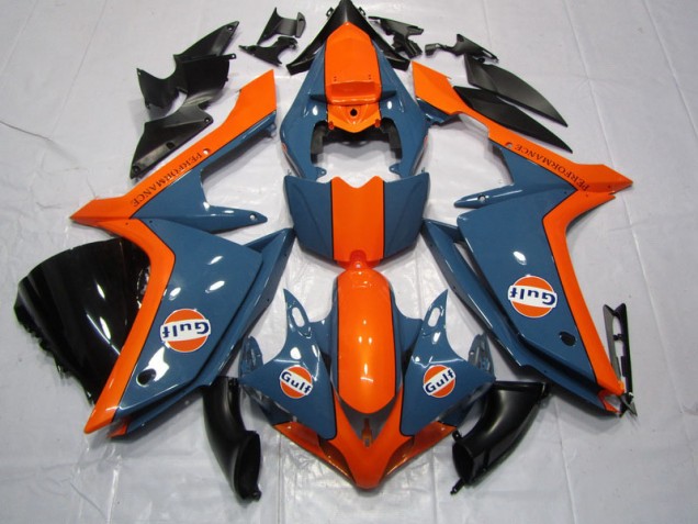 Rot Gulf Yamaha R1 07-08 Motorrad Verkleidungen Rot Gulf Yamaha R1 07-08 Motorrad Verkleidungen
