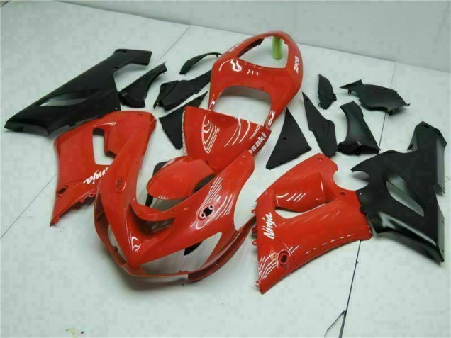 Rot Kawasaki ZX6R 05-06 Motorrad Verkleidung