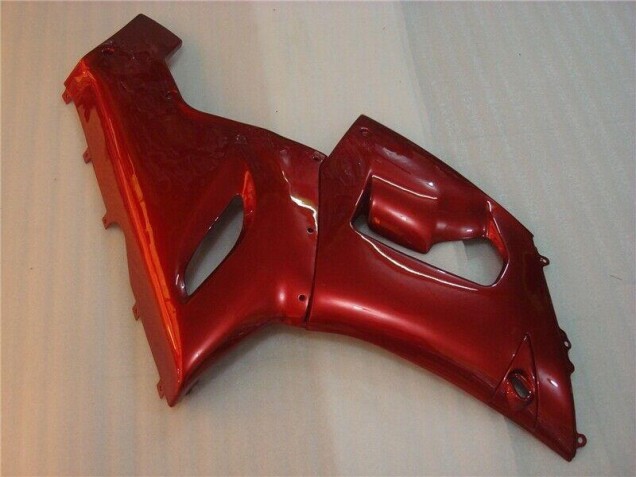 Rot Kawasaki ZX6R 05-06 Motorrad Verkleidungen