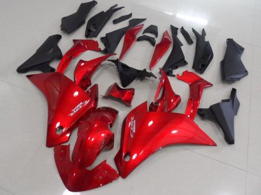 Rot Matt Schwarz Honda CBR 250 RR 11-13 Motorrad Verkleidungen