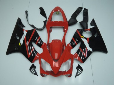 Rot Schwarz Honda CBR 600 F4i 01-03 Motorrad Verkleidung