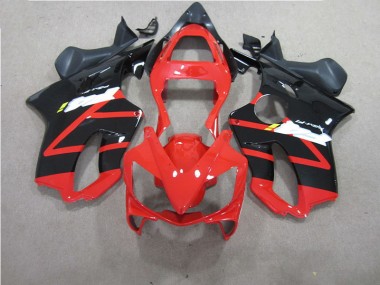 Rot Schwarz Honda CBR 600 F4i 01-03 Motorrad Vollverkleidung