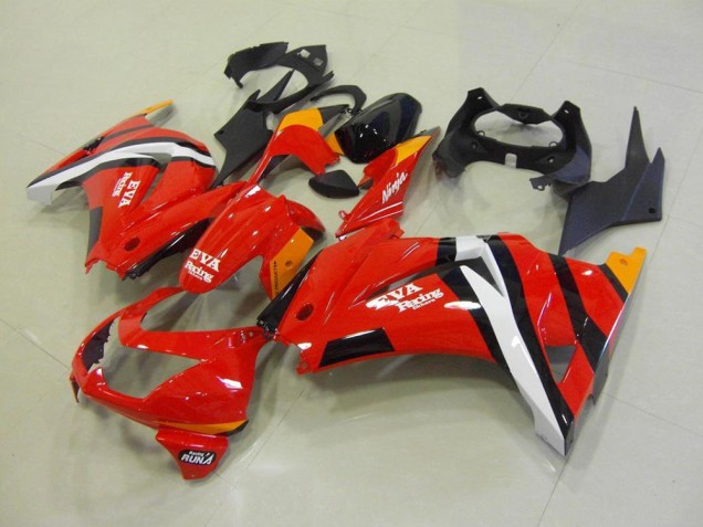 Rot Schwarz Kawasaki ZX 250R 08-12 Motorrad Verkleidung Rot Schwarz Kawasaki ZX 250R 08-12 Motorrad Verkleidung