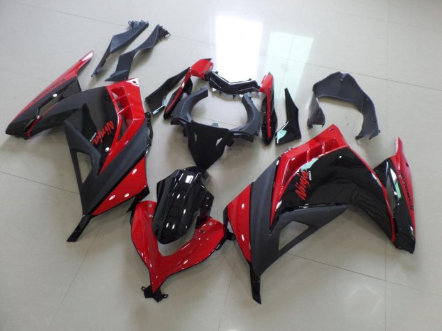 Rot Schwarz Kawasaki ZX 300R 13-16 Motorrad Verkleidungen