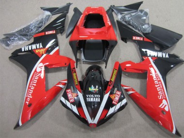 Rot Schwarz SantUnder Yamaha R1 02-03 Motorrad Verkleidungen