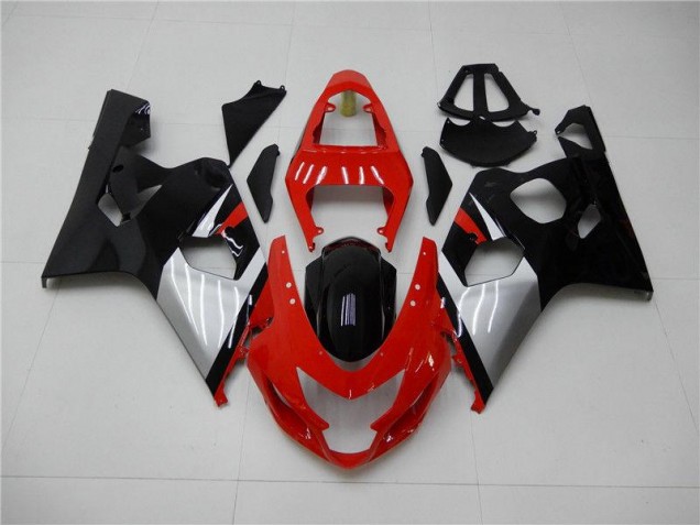 Rot Schwarz Suzuki GSXR 600 / 750 K4 04-05 Motorrad Verkleidungen Rot Schwarz Suzuki GSXR 600 / 750 K4 04-05 Motorrad Verkleidungen