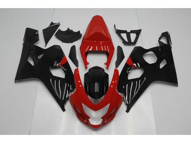 Rot Schwarz Suzuki GSXR 750 K4 04-05 Motorrad Verkleidung Rot Schwarz Suzuki GSXR 750 K4 04-05 Motorrad Verkleidung