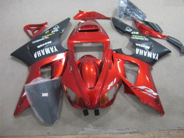 Rot Schwarz Weiß Aufkleber Yamaha R1 98-99 Motorrad Verkleidungen