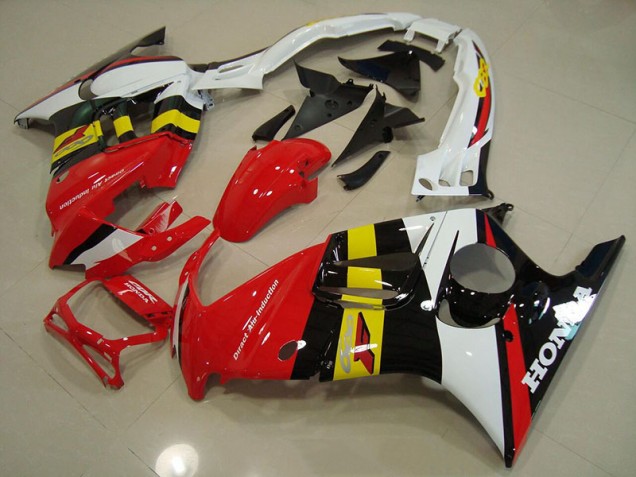 Rot Schwarz Weiß Gelb Honda CBR 600 F3 95-98 Motorrad Verkleidungen