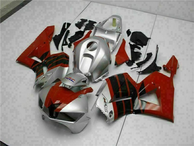Rot Silber Honda CBR 600 RR 13-21 Motorrad Verkleidungen Rot Silber Honda CBR 600 RR 13-21 Motorrad Verkleidungen