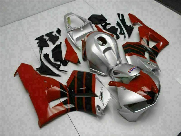 Rot Silber Honda CBR 600 RR 13-21 Motorrad Verkleidungen Rot Silber Honda CBR 600 RR 13-21 Motorrad Verkleidungen