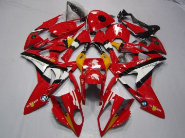 Rot Weiß BMW S1000RR 09-14 Motorrad Verkleidungen