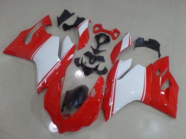 Rot Weiß Ducati 1199 11-14 Motorrad Verkleidungen