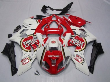 Rot Weiß Lucky Strike BMW S1000RR 09-14 Motorrad Verkleidungen
