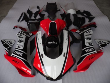 Rot Weiß Schwarz Yamaha R1 15-19 Motorrad Verkleidungen
