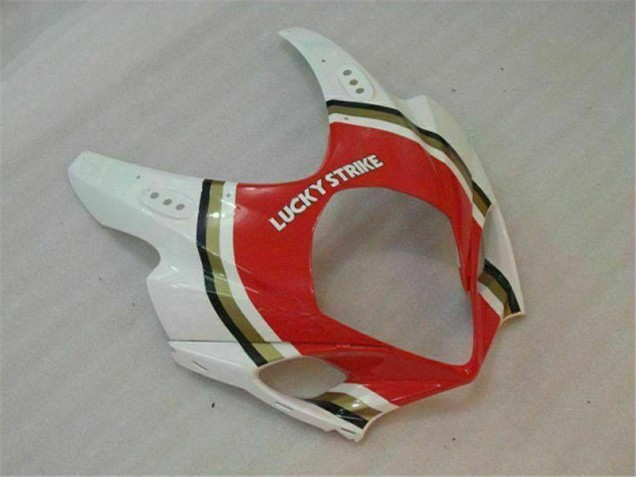 Rot Weiß Suzuki GSXR 1000 K7 07-08 Motorrad Verkleidungen Rot Weiß Suzuki GSXR 1000 K7 07-08 Motorrad Verkleidungen
