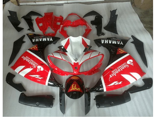 Rot Weiß Und Schwarz Grafik Yamaha R1 12-14 Motorrad Verkleidungen