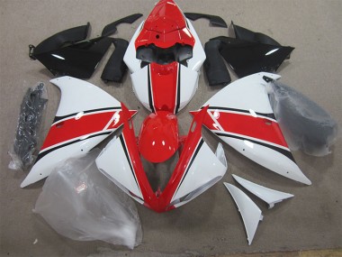 Rot Weiß Yamaha R1 12-14 Motorrad Verkleidungen