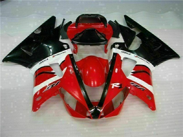 Rot Yamaha R1 00-01 Motorrad VollVerkleidungen & Plastik