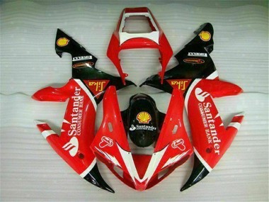 Rot Yamaha R1 02-03 Motorrad Vollverkleidung