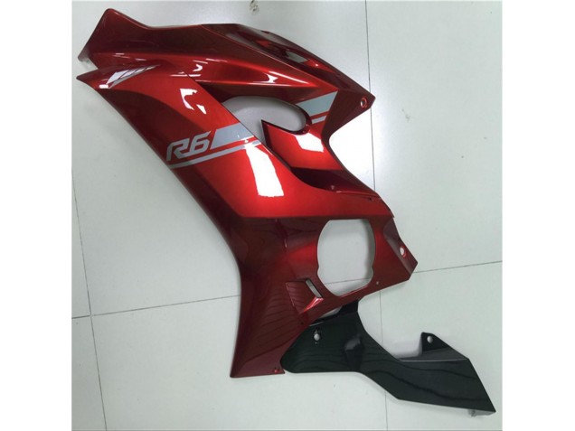 Rot Yamaha R6 17-23 Motorrad Verkleidungen Rot Yamaha R6 17-23 Motorrad Verkleidungen