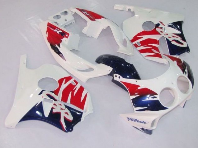 Rot und Blau Honda CBR 250 RR MC19 1988-1989 Motorrad Verkleidungen Rot und Blau Honda CBR 250 RR MC19 1988-1989 Motorrad Verkleidungen