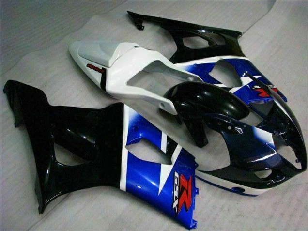 Schwarz Blau Suzuki GSXR 1000 K3 03-04 Motorrad Verkleidung