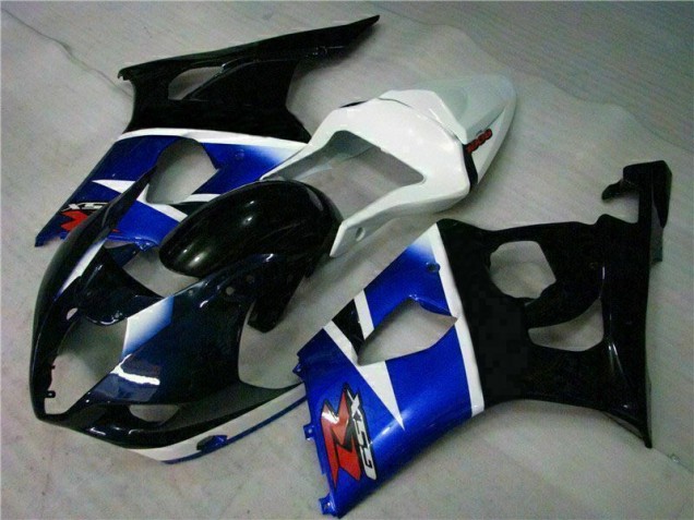 Schwarz Blau Suzuki GSXR 1000 K3 03-04 Motorrad Verkleidung