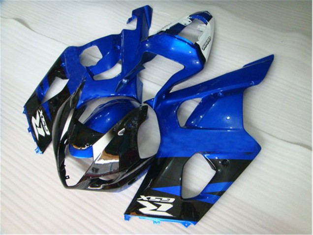 Schwarz Blau Suzuki GSXR 1000 K3 03-04 Motorrad Verkleidungen