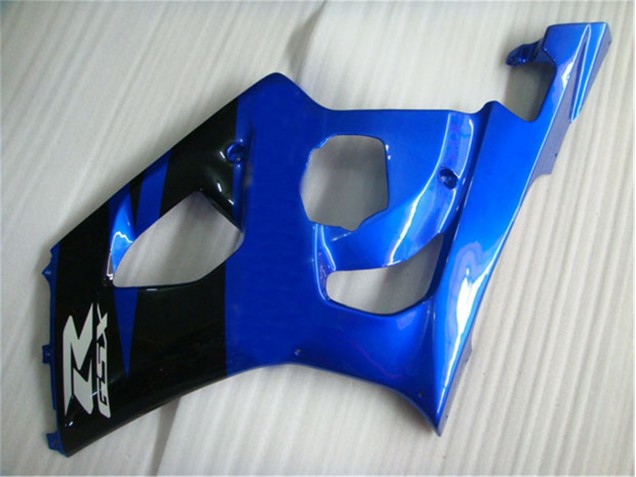 Schwarz Blau Suzuki GSXR 1000 K3 03-04 Motorrad Verkleidungen