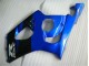 Schwarz Blau Suzuki GSXR 1000 K3 03-04 Motorrad Verkleidungen