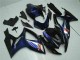 Schwarz Blau Suzuki GSXR 600 / 750 K6 06-07 Motorrad Verkleidung